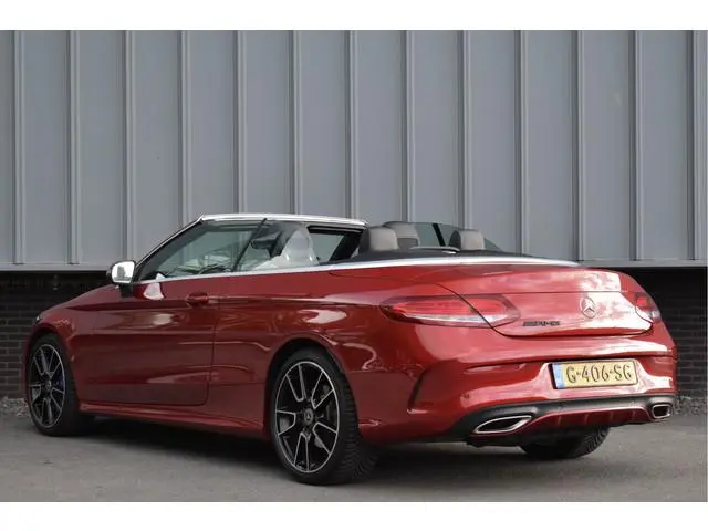 Mercedes-Benz C-klasse Cabrio 250 AMG Line Premium Plus | Nekverwarming | Camera | Stoelverwarming