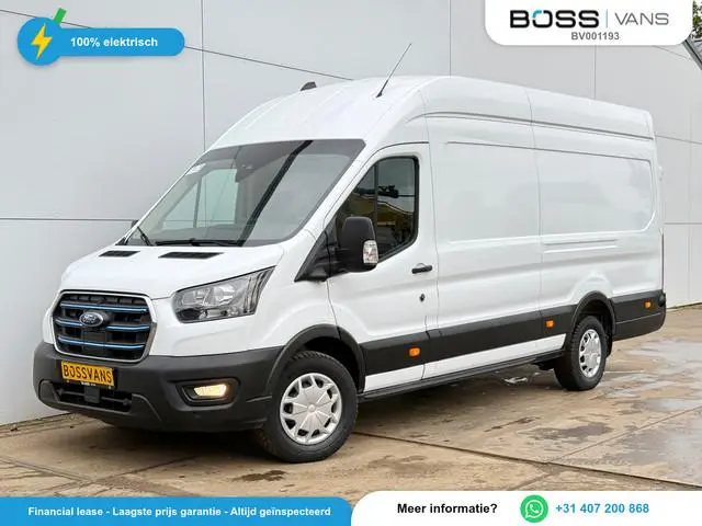 Ford e-Transit 68kWh 184PK L4H3 317km WLTP BEV Snelladen Carplay Climate control 360° Camera Parkeer...