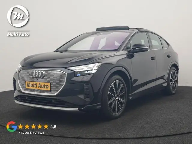 Audi Q4 Sportback e-tron 40 S edition 77 kWh 204pk Dealer O.H. | SOH 96,4% | Trekhaak Af Fabriek | P...