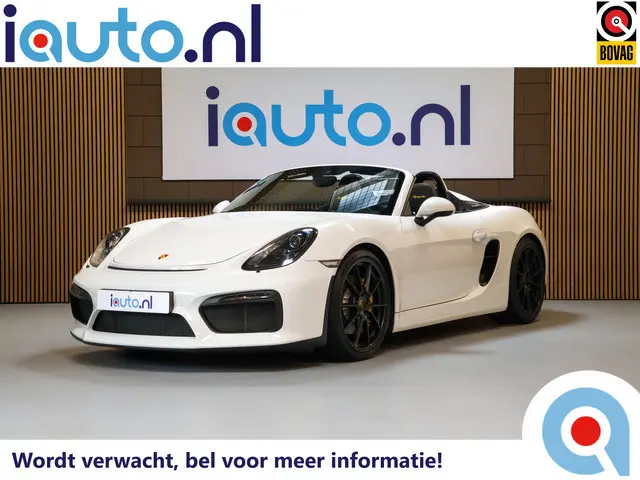 Porsche Boxster Spyder 3.8 Origineel NL/Keramisch/Sport Chrono/Carbon Kuipen/Sportuitlaat/Carplay/Ge...