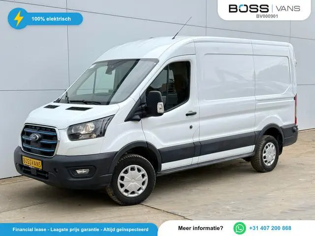 Ford e-Transit 68kWh 184PK L2H2 317km WLTP BEV Snelladen 360° Camera Stoelverwarming Cruise control...