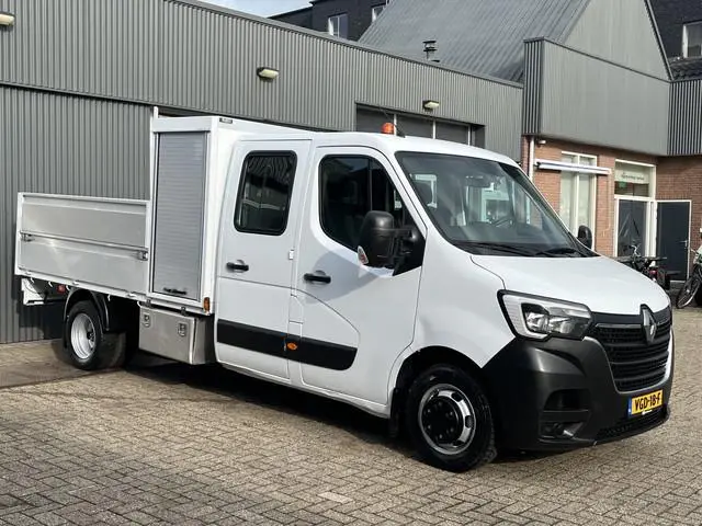Renault Master T35 2.3 dCi 145 L3 DC Airco Cruise controle Trekhaak 3500kg trekgewicht Open laadbak...