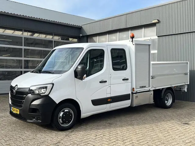 Renault Master T35 2.3 dCi 145 L3 DC Airco Cruise controle Trekhaak 3500kg trekgewicht Open laadbak...