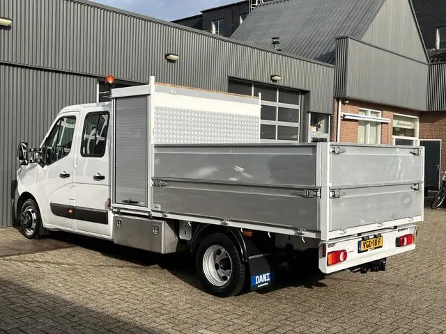 Renault Master T35 2.3 dCi 145 L3 DC Airco Cruise controle Trekhaak 3500kg trekgewicht Open laadbak...