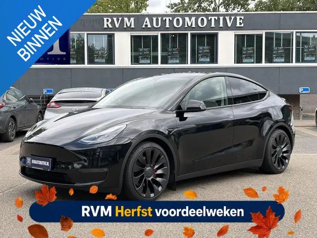 Tesla Model Y Performance AWD 75 kWh SOH 92% RIJKLAAR GELEVERD | TESLA FABRIEKSGARANTIE TOT 5-2027 O...