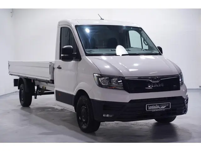 MAN TGE 2.0 TDI 140 pk L4 Pick Up / Open Laadbak Airco, Apple Carplay, Cruise Control, Geveerde Stoe...