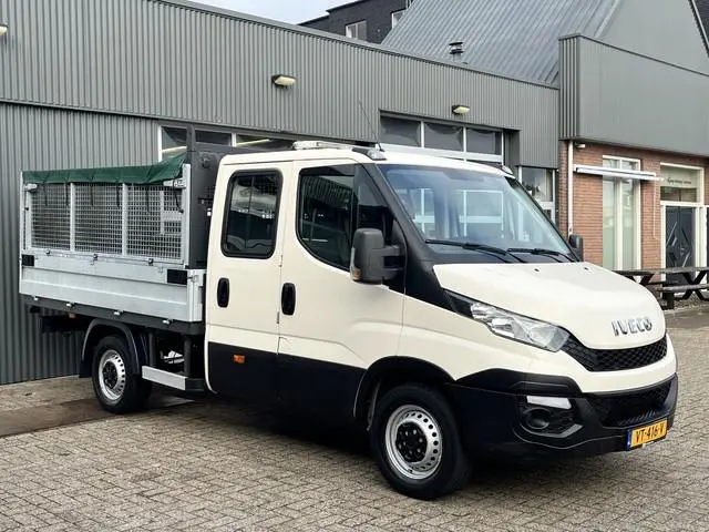 Iveco Daily 35S11D 2.3 345 7 persoons 3500kg trekgewicht Airco Euro 5 Pick-up Open laadbak Bakwagen...