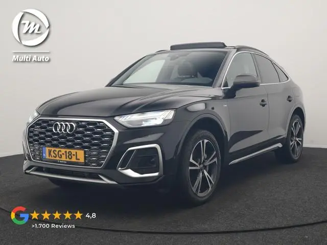Audi Q5 Sportback 50 TFSI e 2x S Line PHEV 300pk Dealer O.H. | Trekhaak Af Fabriek | Panodak | 360 C...