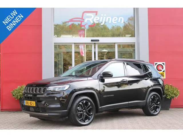 Jeep Compass 4xe 240PK Plug-in Hybrid ELECTRIC UPLAND | LAGE KM STAND! | NAVIGATIE | DRAADLOZE APPLE...