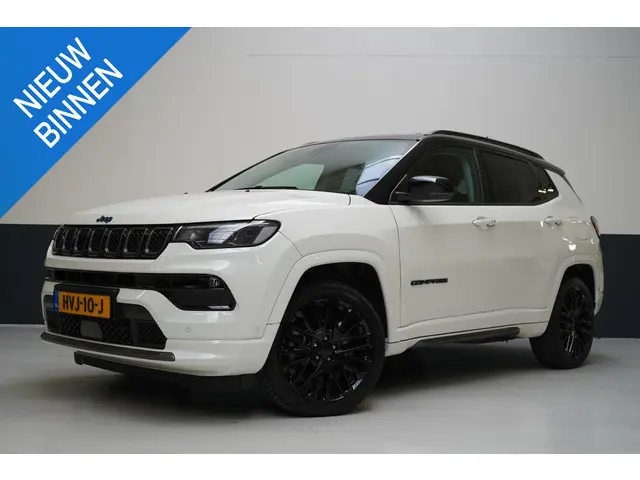 Jeep Compass 4xe 240 Plug-in Hybrid Electric S | SoH 88% | Stuurverwarming | Stuurverwarming | Leder...