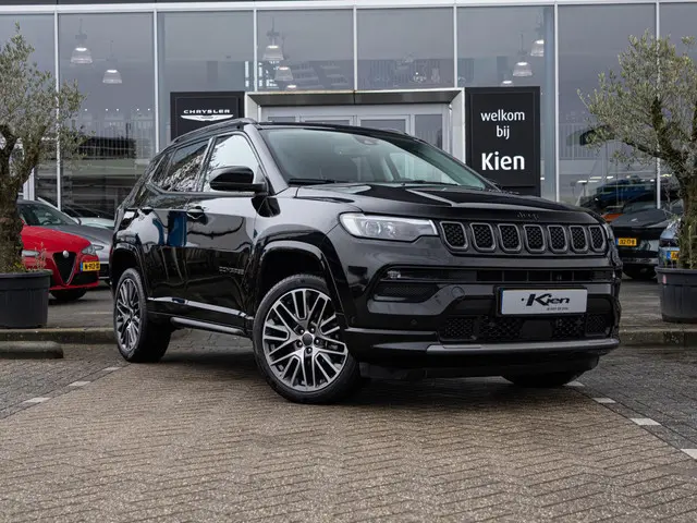 Jeep Compass 1.5T e-Hybrid S | Lederen bekleding met memory| Stoel verkoeling | ACC | LED |