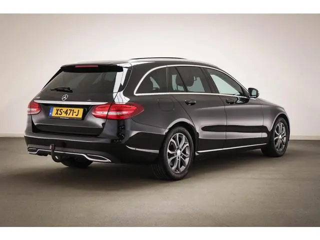 Mercedes-Benz C-klasse Estate 200 Premium Plus | PANORAMADAK | HALF LEDER | STOELVERWARMING | SFEERV...