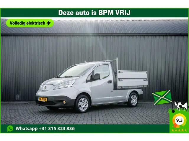 Nissan e-NV200 | Kipper | Volledig elektrisch | Camera | Navi | Stoelverw. | Airco