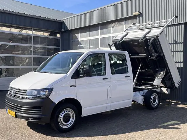 Volkswagen Transporter 2.0 TDI L2H1 150pk DC Euro 6 Kipper Airco Cruise controle trekhaak 2500kg 1e...