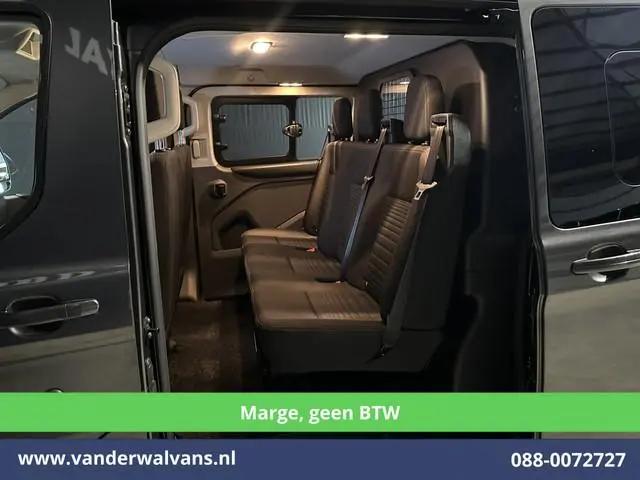 Ford Transit Custom 2.0 TDCI **MARGE, Geen BTW** 170pk L2H1 Dubbele Cabine Euro6 Airco | 5-Zits | 2x...