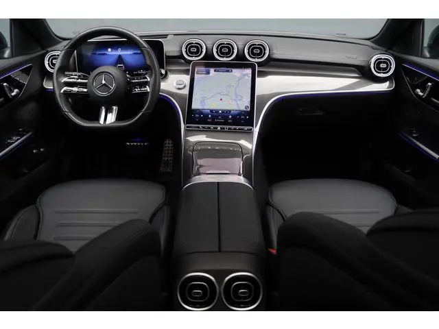 Mercedes-Benz C-klasse Estate 300 e AMG Line | Panoramadak | Burmester | Distronic | Memory | Leder...