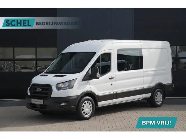 Ford Transit 350 2.0 TDCI L3H2 Trend DC 165pk - 6 Zits - Trekhaak - Cruise - Camera - Stoelverwarmin...