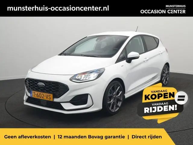 Ford Fiesta 1.0 EcoBoost Hybrid ST-Line X - RIJKLAARPRIJS - All Seasonbanden - Cruise Control - Acht...