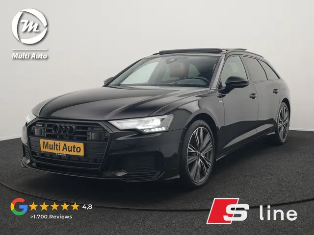 Audi A6 Avant 50 TFSI e Quattro S Line PHEV 300pk Dealer O.H. | Panodak | Adaptive Cruise | Head Up...