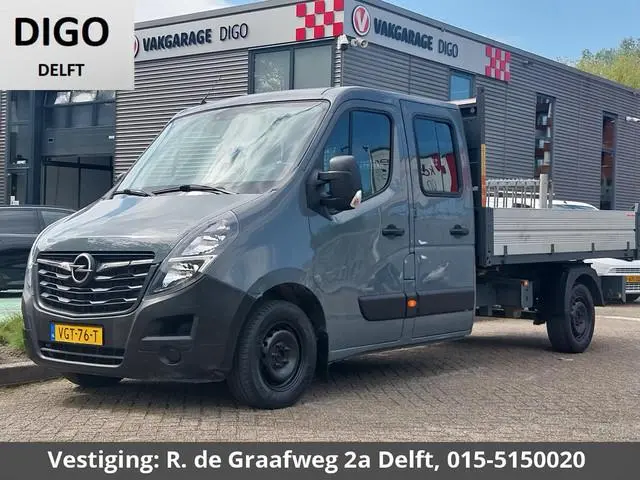 Opel Movano 2.3 CDTI BiTurbo L3 DC Kipper (ex.BTW) Dubbele Cabine | Airco | Elektrische ramen |