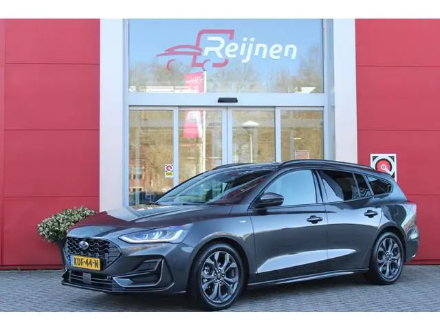 Ford Focus Wagon 1.0 155PK AUTOMAAT Hybrid ST LINE | ALL SEASON BANDEN | NAVIGATIE | DRAADLOZE APPLE...