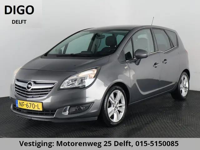 Opel Meriva 1.4 COSMO TURBO AUTOMAAT . STOEL & STUUR VERWARMING . FULL MAP NAV . PARKEERSENSOREN ACH...