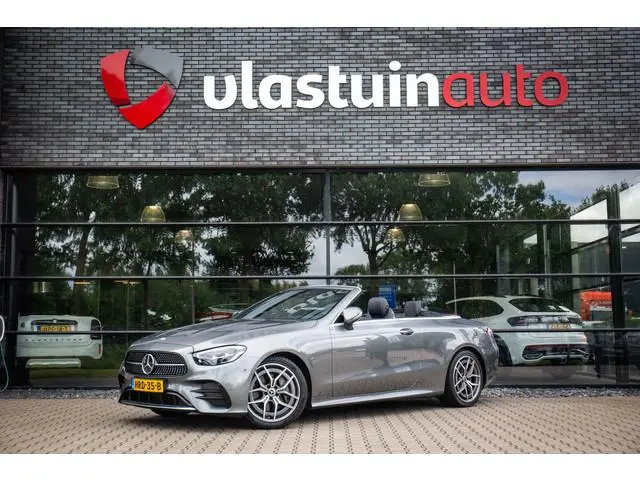 Mercedes-Benz E-klasse Cabrio 200 AMG Line , Sfeerverlichting, Stoel/nekverwarming, Leer, Camera-