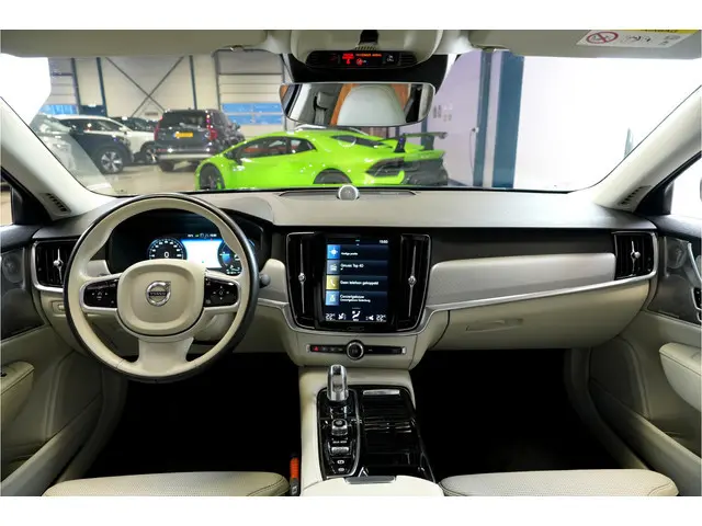 Volvo S90 2.0 T8 AWD 299kW/407pk Aut8 Inscription Exclusive BOWERS&WILKINS + OPEN DAK + ADAPT.CRUISE + 360 CAMERA + EL.TREKHAAK + STOELMASSAGE&-VENTILATIE + STOEL-&STUURVERWARMING + PARKSENSOREN + 20” LM-VELGEN!!