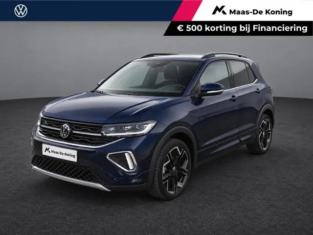 Volkswagen T-Cross 1.0TSI/116PK R-Line Camera + parkeersensoren · Apple/Android Car Play · Dodehoeks...