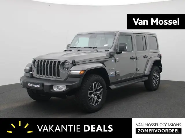 Jeep Wrangler 2.0T Sahara 4xe 380pk | Lederen Bekleding | Stoel & Stuurverwarming | Camera | Navigat...