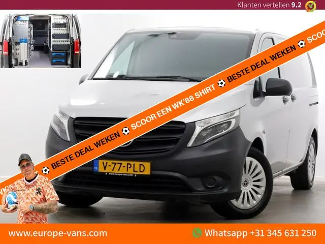 Mercedes-Benz Vito 114 CDI 136pk Compact 9G Automaat 2x Schuifdeur/LED/Camera/Inrichting 07-2022