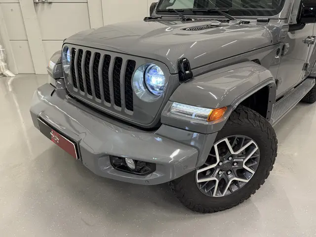 Jeep Wrangler Unlimited 4xe 380 Sahara SkyOne STING-GREY/CUSTOM PPW EDITION/ZWART-LEER/CAMERA/LED/AL...