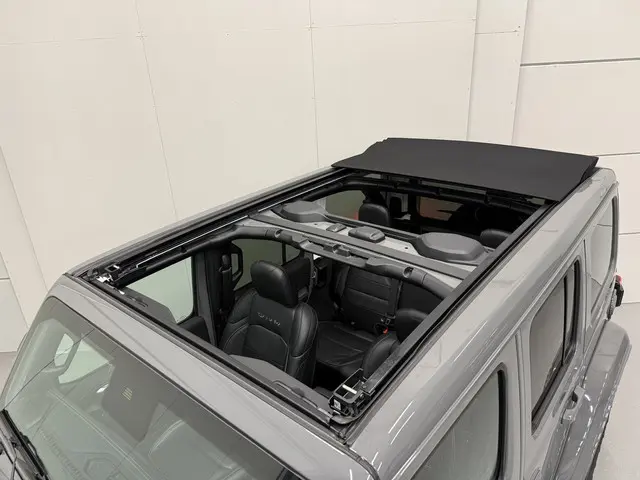 Jeep Wrangler Unlimited 4xe 380 Sahara SkyOne STING-GREY/CUSTOM PPW EDITION/ZWART-LEER/CAMERA/LED/AL...