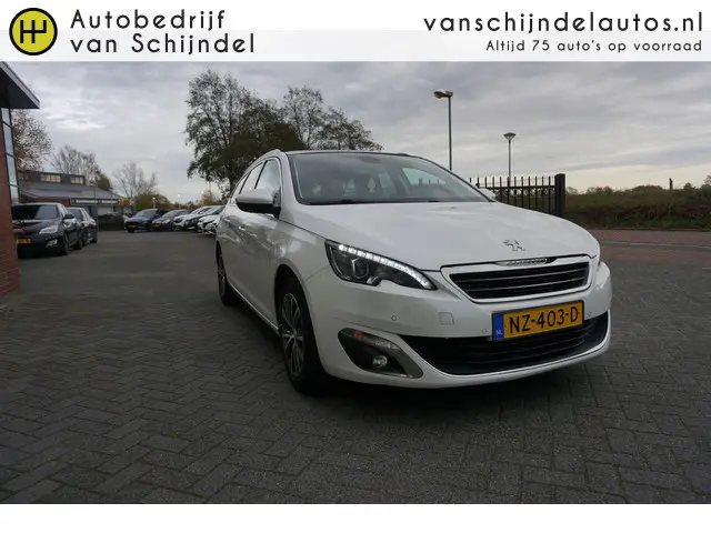 Peugeot 308 SW 1.2 PURETECH 131PK ALLURE NIEUWE APK CAMERA PANORAMADAK LED NAVI APPS CLIMA CRUISE PD...