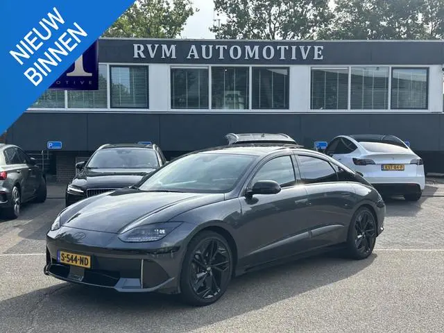 Hyundai IONIQ 6 First Edition AWD 77.4 kWh SOH 100% | PANO | STOEL VERWAMRING VOOR & ACHTER | MEM. S...